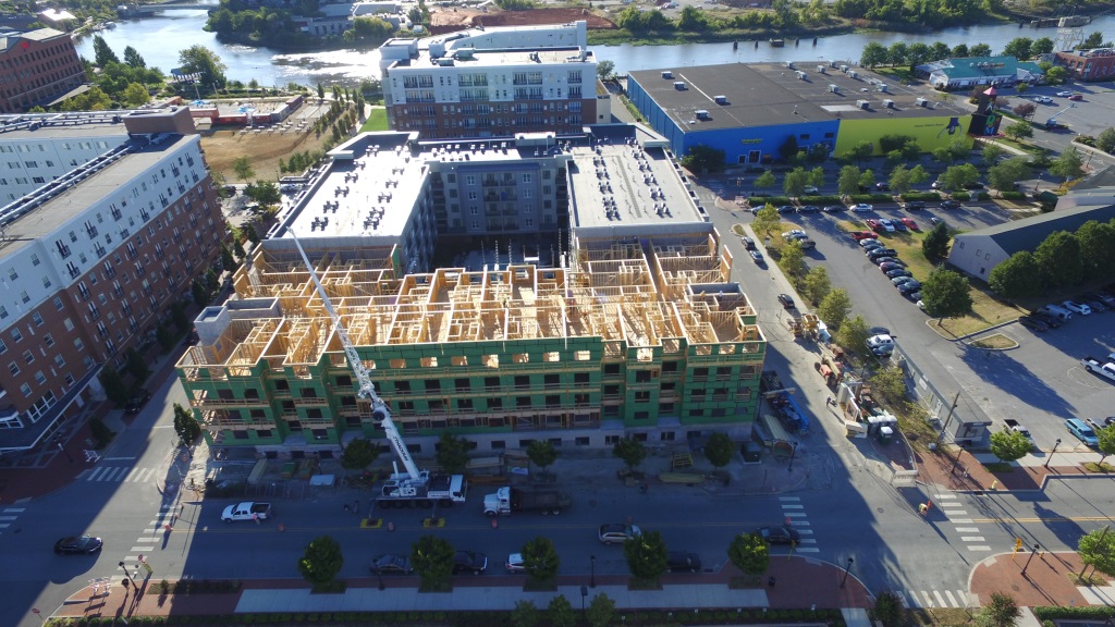 The Topping out of The Residences at Harlan Flats Phase II BPGS Construction