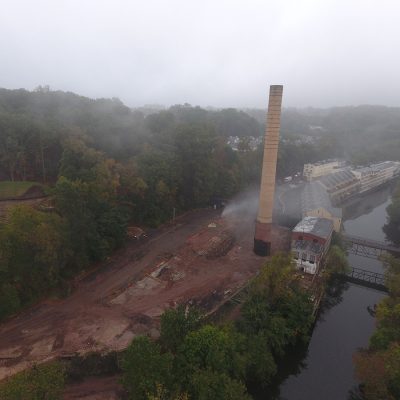 Bancroft mills tower implosion