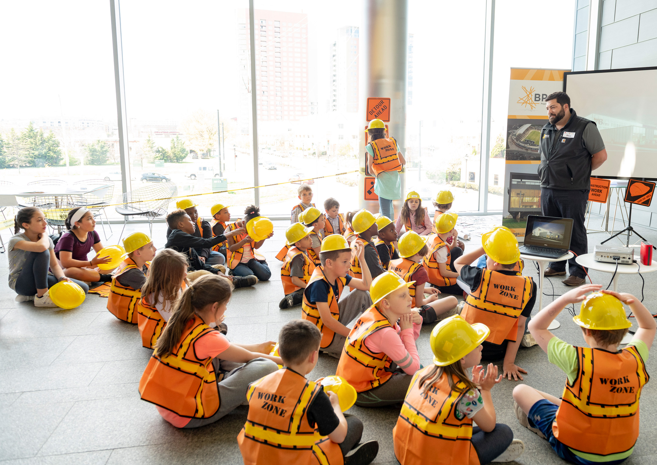 Take Your Daughters and Sons to Work Day BPGS Construction