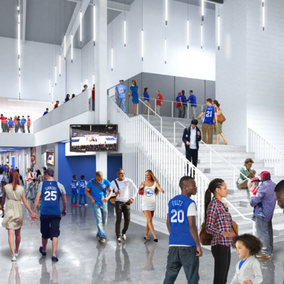 BPGS Construction 76ers fieldhouse project