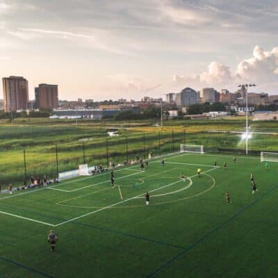 High School Soccer on Expansion Fields at Chase Fieldhouse