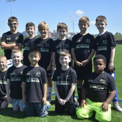 Sporting Delaware Travel Soccer Camp on Expansion Fields at Chase Fieldhouse