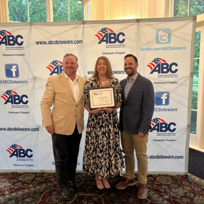 BPGS Construction’s STEP Platinum Safety Award recognition from ABC Delaware