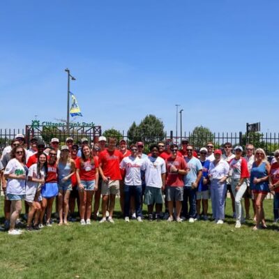 BPGS Construction team outing at a Phillies game