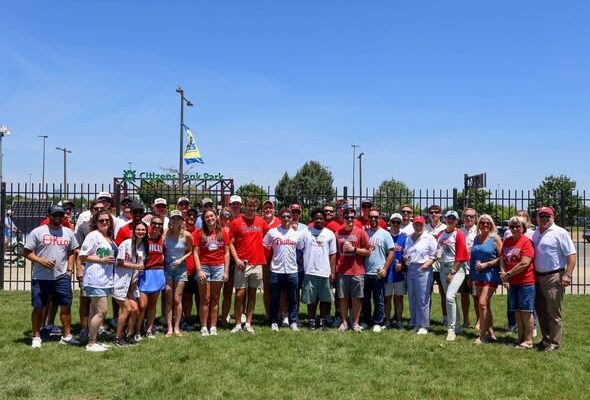 BPGS Construction team outing at a Phillies game